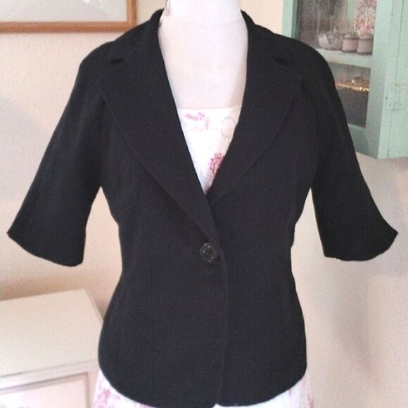 Coldwater Creek Classic Black Jacket - Picture 1 of 11